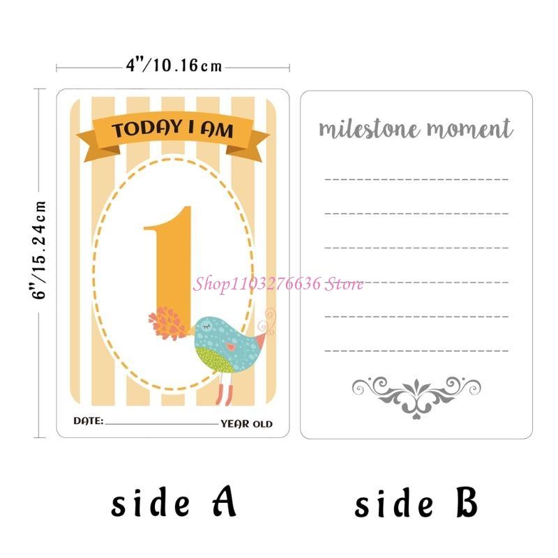 Milestone Card Set - R6FDベビーカードマイルストーンモーメントギフトセットベビーエイジカード写真写真