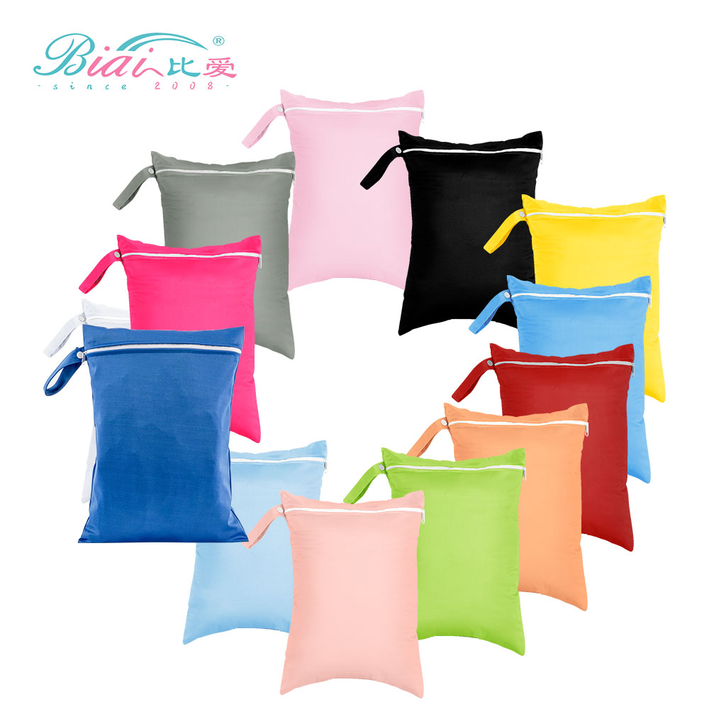 Baby Nursery Bags - ビアイ-洗えるおむつバッグ,防水,洗える,衛生的なナプキン,水着の保管,ウェットウェア,再利用可能