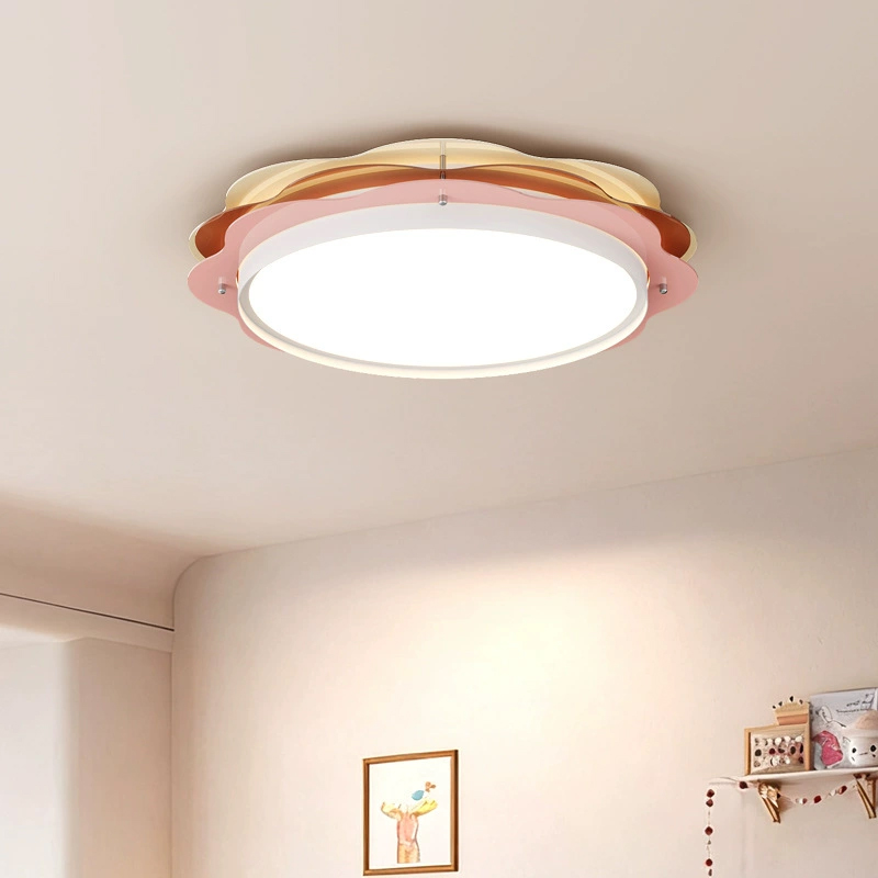 メンフィスカラー子供部屋シーリングランプ LED ラウンドハ - Baby Nursery Ceiling Light のレビューと価格