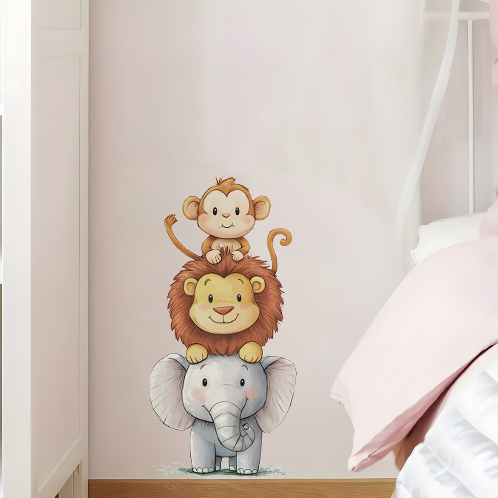 かわいい森の動物の壁ステッカー部屋用ベビールーム装飾保育園壁 - Baby Nursery Vinyl のレビューと価格