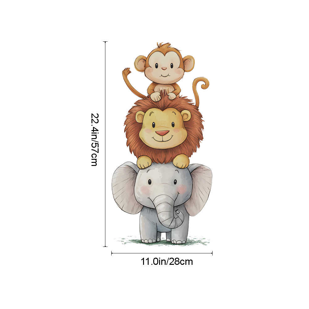 かわいい森の動物の壁ステッカー部屋用ベビールーム装飾保育園壁 - Baby Nursery Vinyl のレビューと価格
