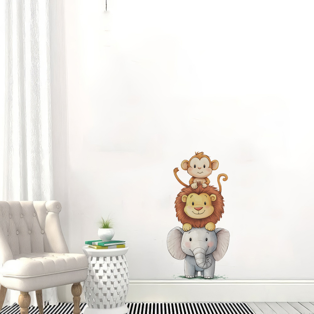 かわいい森の動物の壁ステッカー部屋用ベビールーム装飾保育園壁 - Baby Nursery Vinyl のレビューと価格