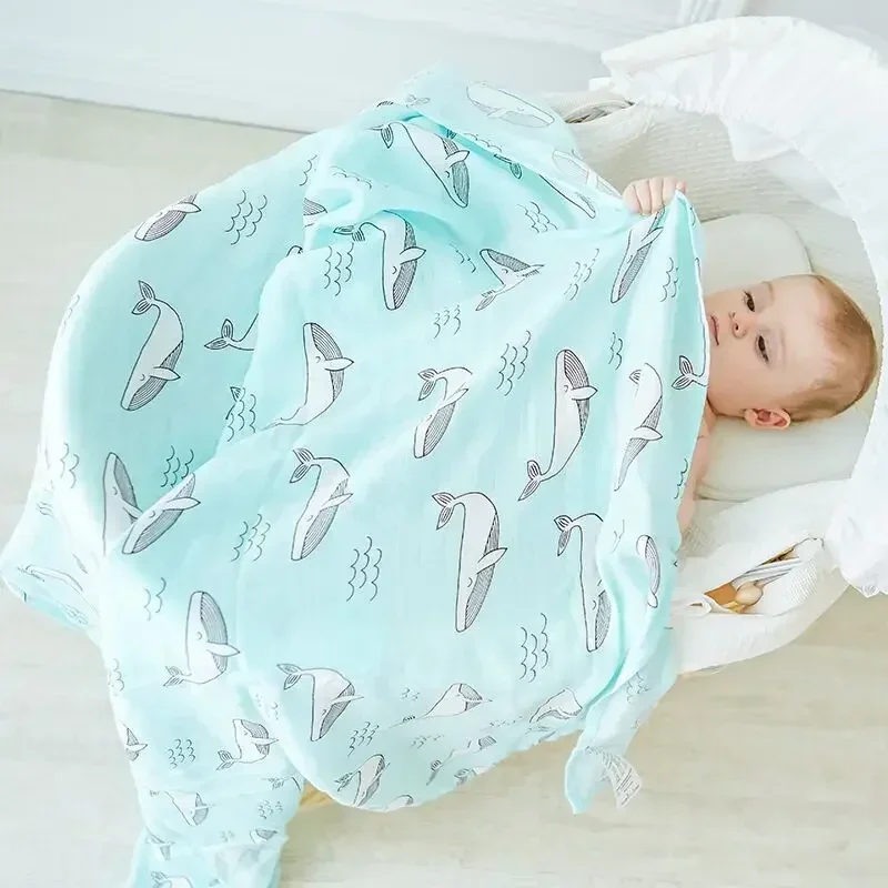 多目的竹綿毛布,新生児用ラップ,モスリンおくるみ,木,120 - Swaddle Blanket Muslin のレビューと価格