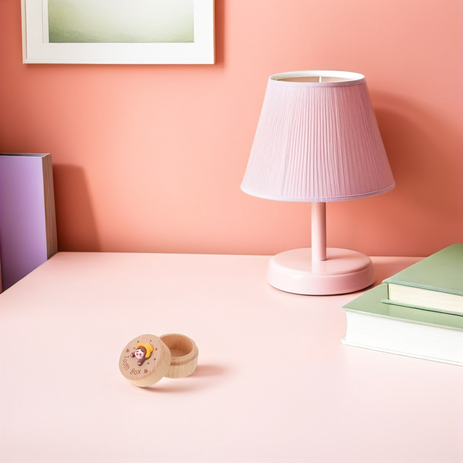 木製ベビー歯保管ボックス、天然の滑らかな質感、女の子向け歯と - Baby Keepsake Box のレビューと価格