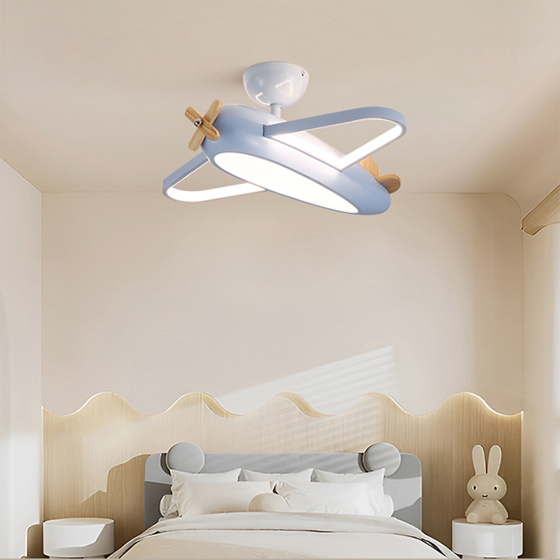 漫画飛行機シーリングランプクリエイティブデザイン Led ホ - Baby Nursery Ceiling Light のレビューと価格