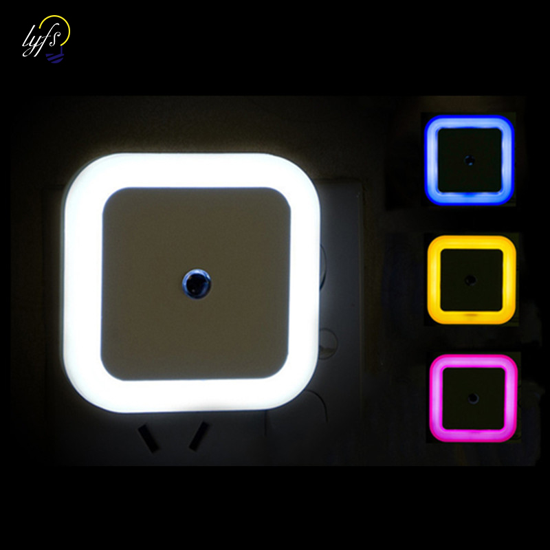 ミニスクエアワイヤレスセンサーLEDナイトライト EU/US - Baby Nursery Night Light のレビューと価格