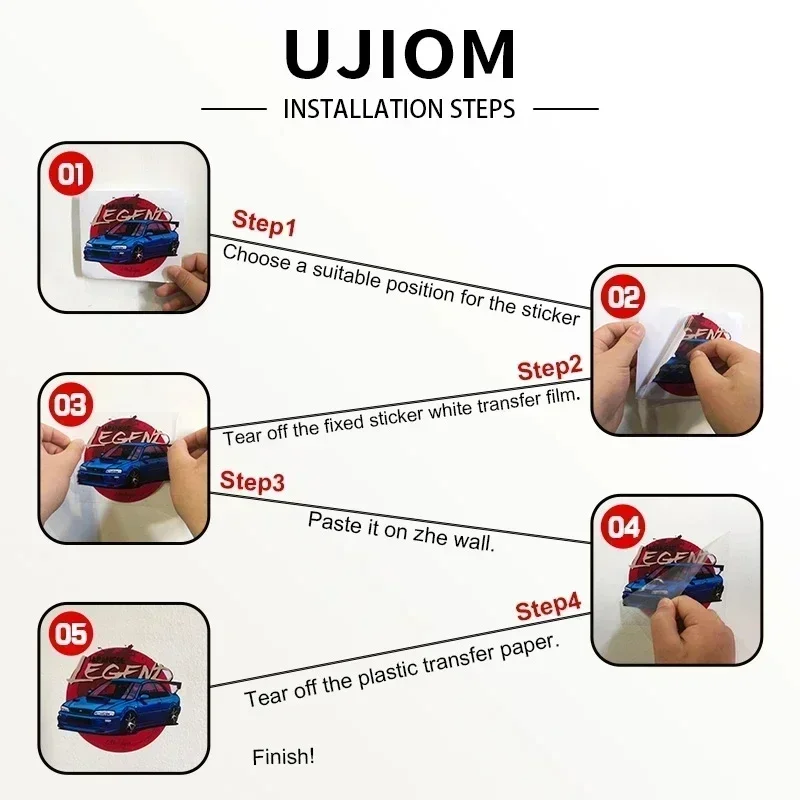 UJIOM かわいいミニブルーアーカイブキャラクターウォール - Baby Nursery Vinyl のレビューと価格