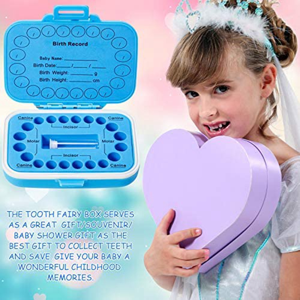 ABJA-乳歯記念品ボックス 子供用歯保存ボックス 子供用歯 - Baby Keepsake Box のレビューと価格