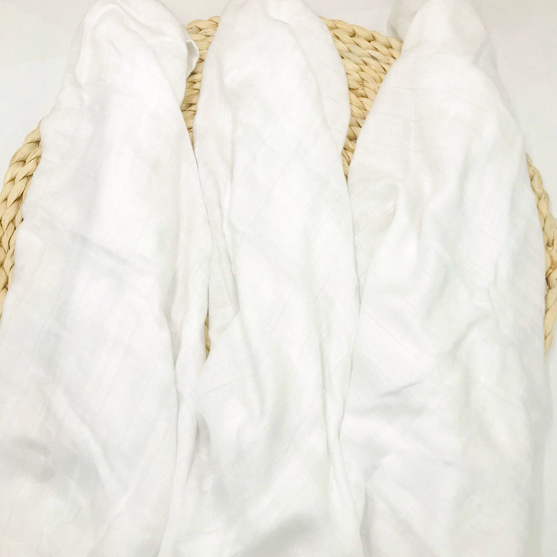 プリント竹綿生地 3 ピース/セットモスリンおくるみ授乳げっ - Swaddle Blanket Muslin のレビューと価格