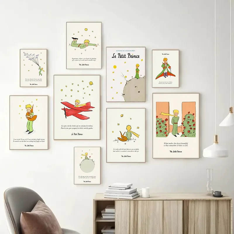 風変わりな童話アートプリント クラシックな童話の名言 星と飛 - Baby Nursery Quotes のレビューと価格