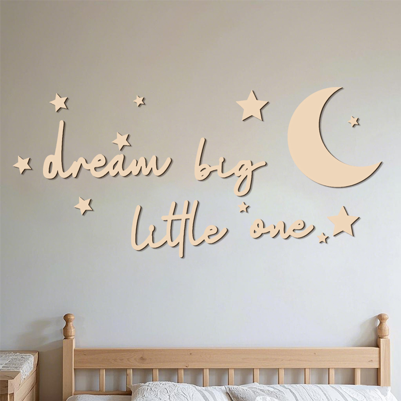 Dream Big Little One 木製看板 ウォール - Baby Nursery Package のレビューと価格