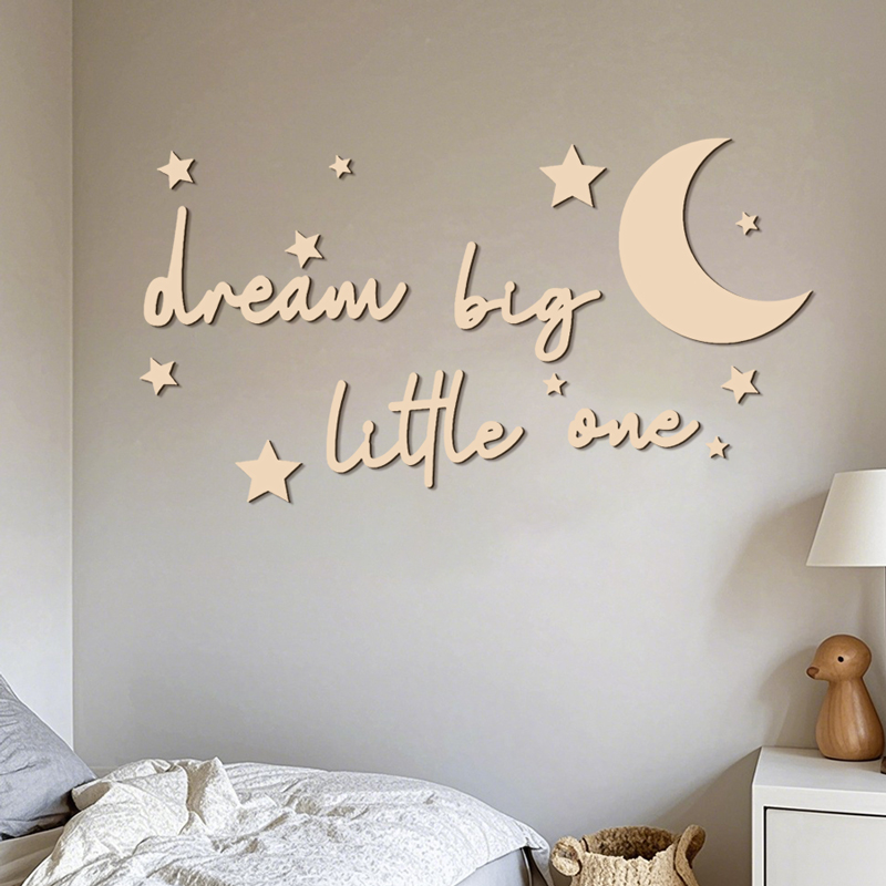 Dream Big Little One 木製看板 ウォール - Baby Nursery Package のレビューと価格
