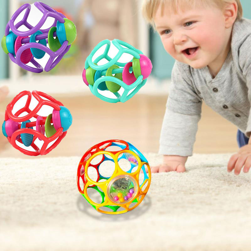 ベビーガラガラソフトハンドベル把握穴ボールゲーム新生児おしゃ - Baby Nursery Images のレビューと価格