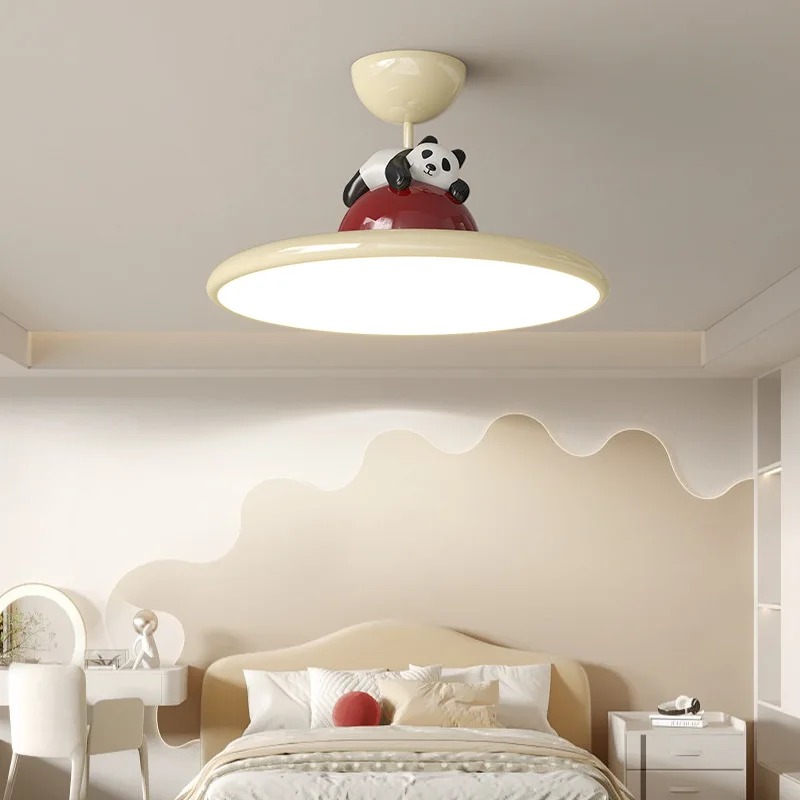 漫画クリームスタイルパンダ LED シーリングライト子供部屋 - Baby Nursery Ceiling Light のレビューと価格