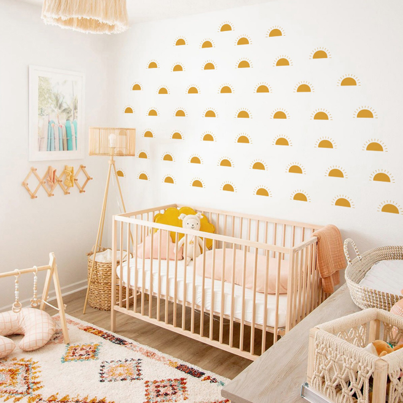 ウォールステッカー,自由奔放に生きるスタイル,黄色,oran - Baby Nursery Yellow Walls のレビューと価格