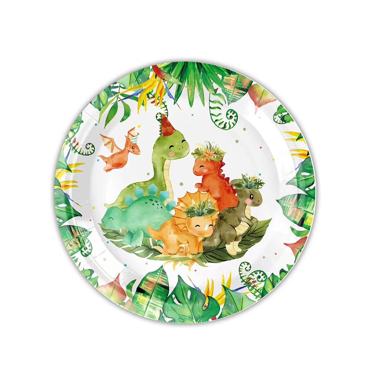 漫画恐竜テーマ使い捨て食器 恐竜誕生日デコレーション キッズ - Baby Nursery Jungle Theme のレビューと価格