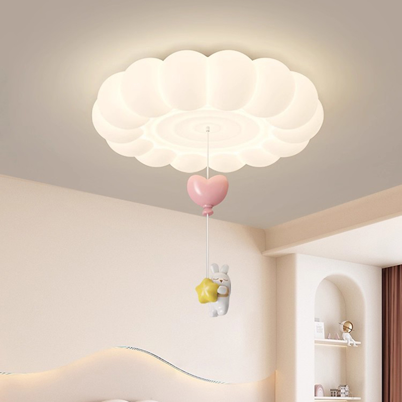 モダンな温かみのある子供部屋雲天井ランプフランスのロマンチッ - Baby Nursery Ceiling Light のレビューと価格