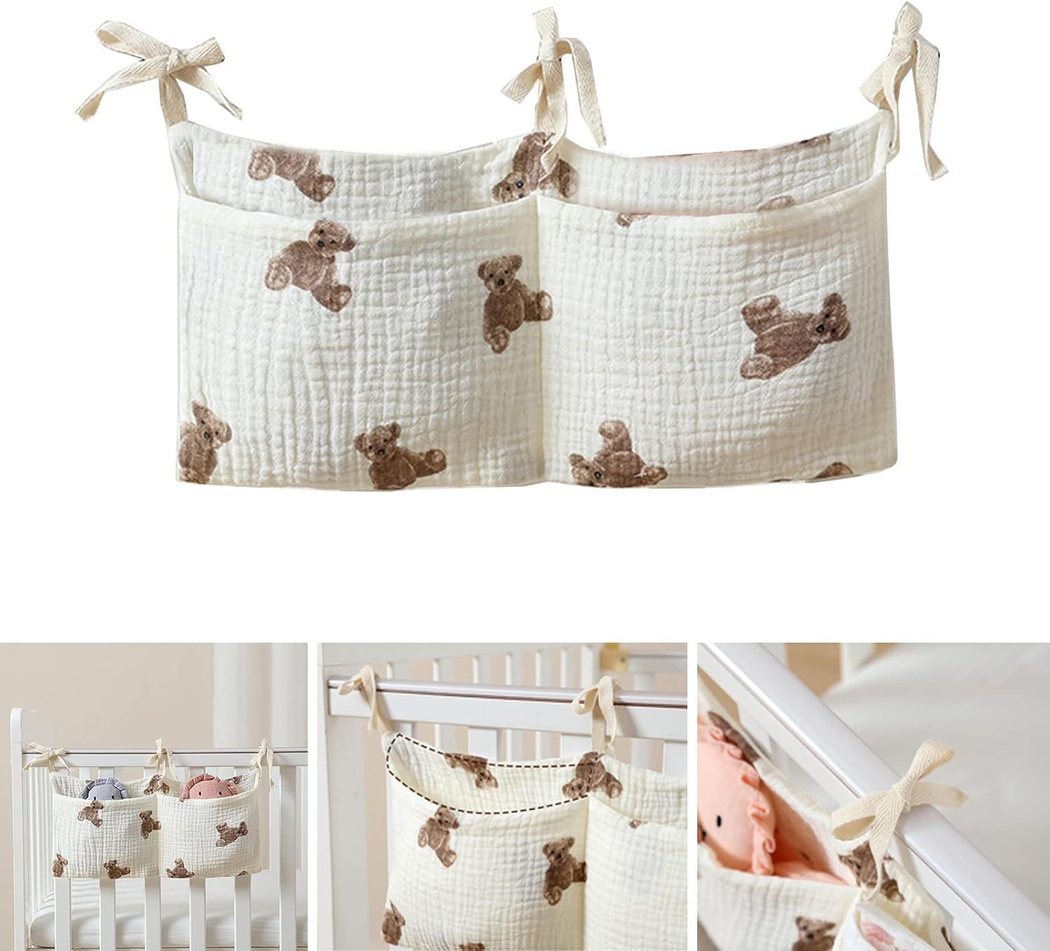 ベビーベッドオーガナイザーベビーベッドキャディベッド収納袋  - Baby Nursery Bags のレビューと価格