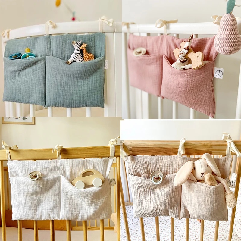 1/2 個ベビーベッドオーガナイザーコットキャディベッド収納 - Baby Nursery Bags のレビューと価格