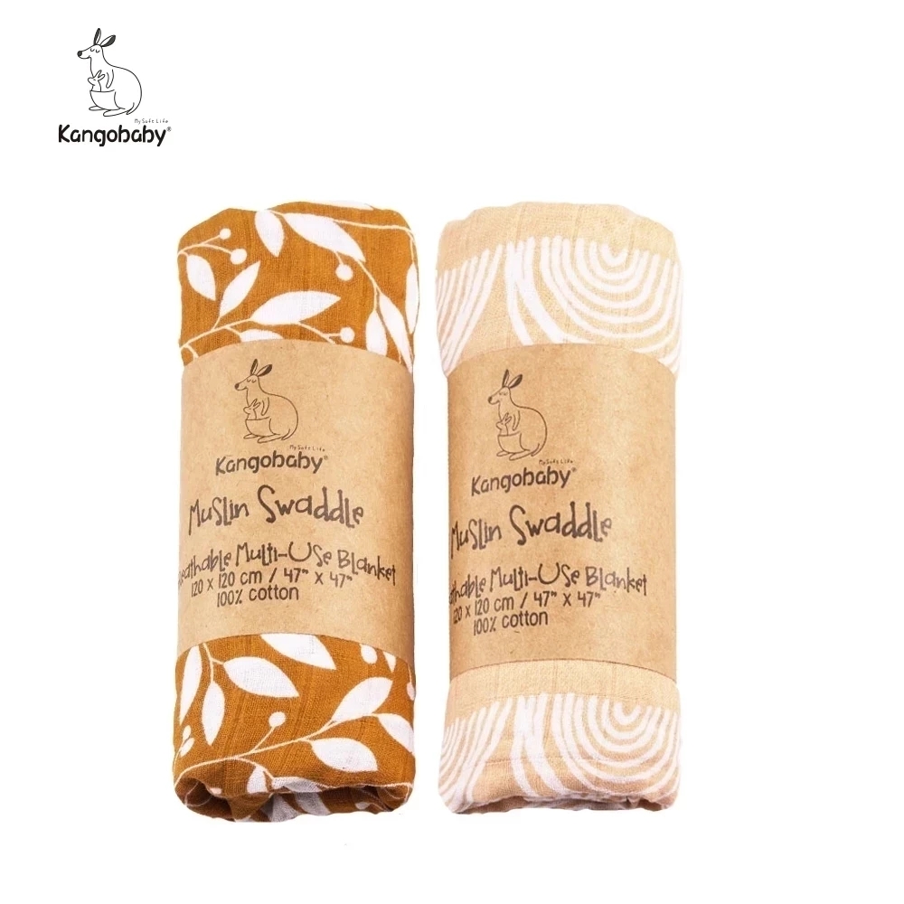 カンゴベイビー # 私のソフトライフ #   オールシーズン - Swaddle Blanket Muslin のレビューと価格