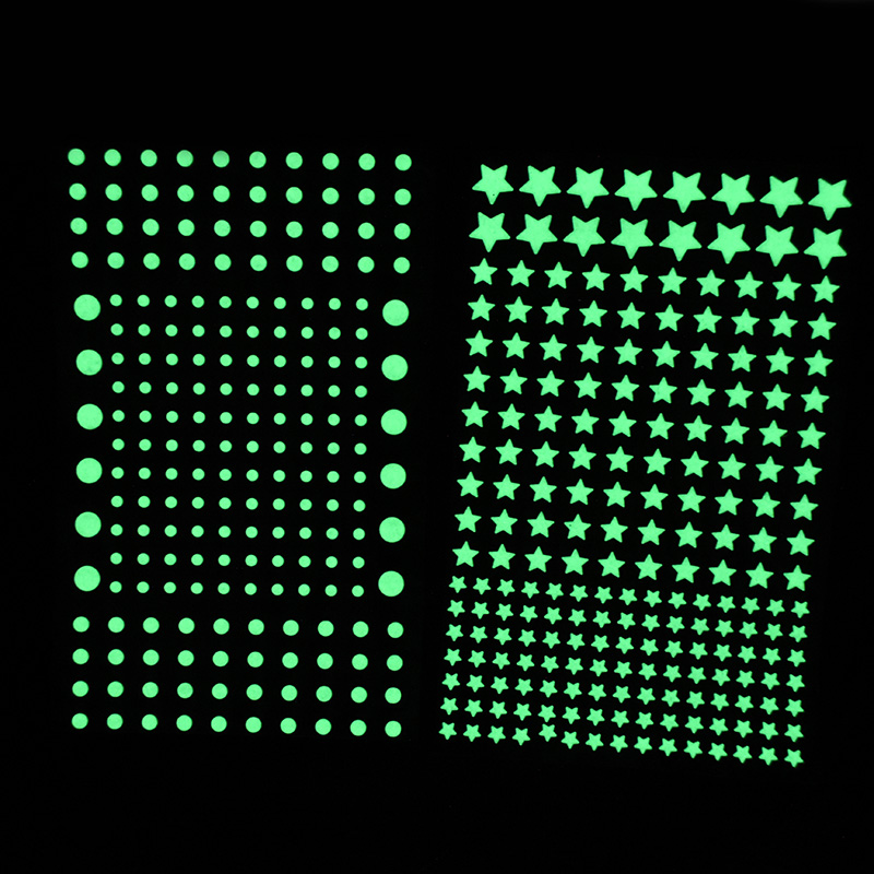 211 個 3D バブル発光星ドットウォールステッカー装飾キ - Baby Nursery Vinyl のレビューと価格