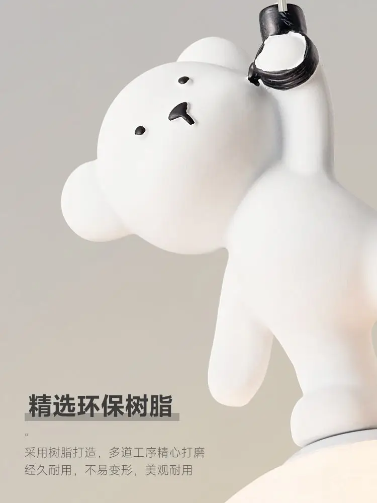 クマランプ漫画保育園ベッドサイドペンダント樹脂子供の寝室吊り - Baby Nursery Decor Girl のレビューと価格
