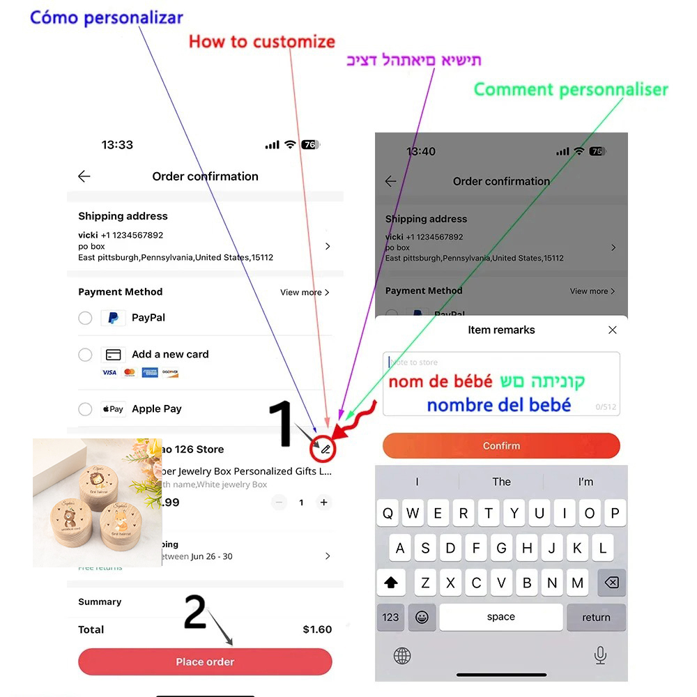 パーソナライズされた歯の妖精ボックス 乳歯保管ボックス 歯の - Baby Keepsake Box のレビューと価格