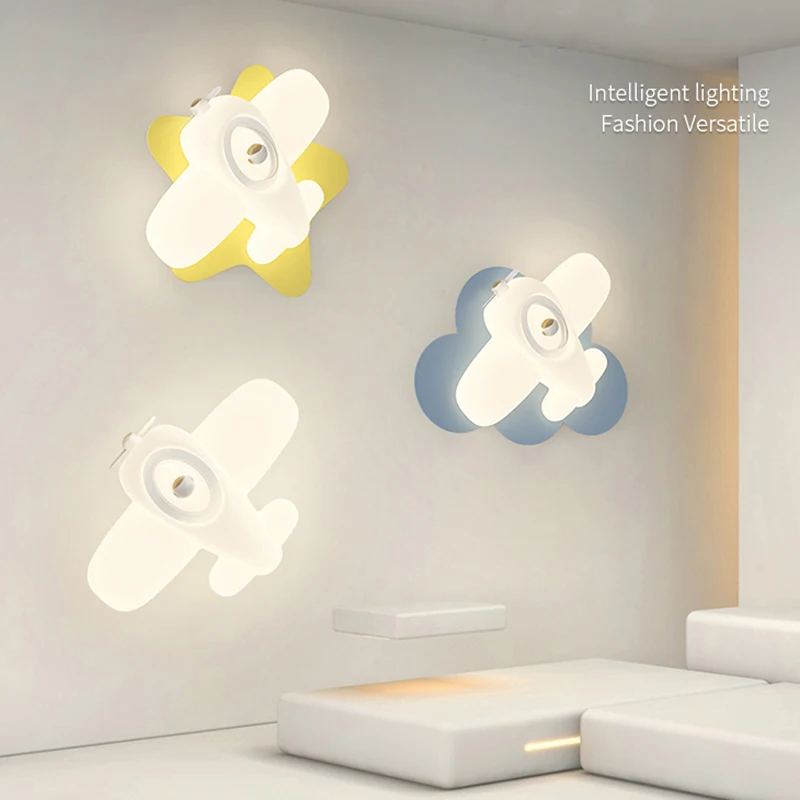 2025年 ロマンチックな飛行機の壁掛けランプ 子供部屋 L - Baby Nursery Yellow Walls のレビューと価格