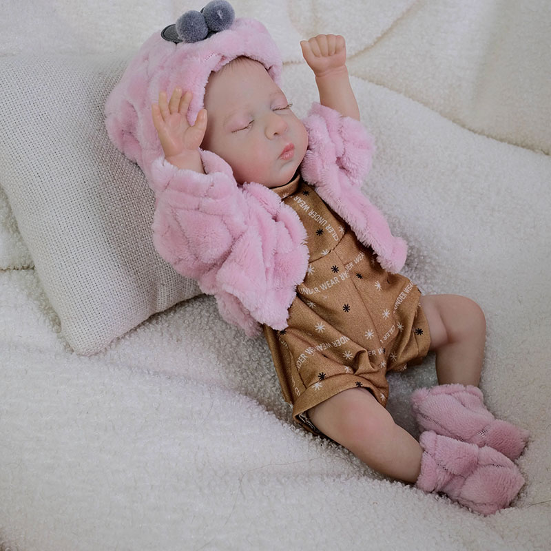 12インチシリコンリボーンドール ルナ 多層塗装 3Dスキン - Baby Nursery Images のレビューと価格
