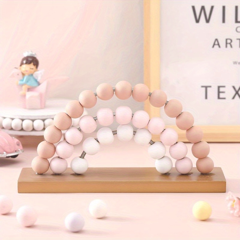 レインボーガール 3D ベビールーム装飾 ピンク 木製 ビー - Baby Nursery Decor Girl のレビューと価格