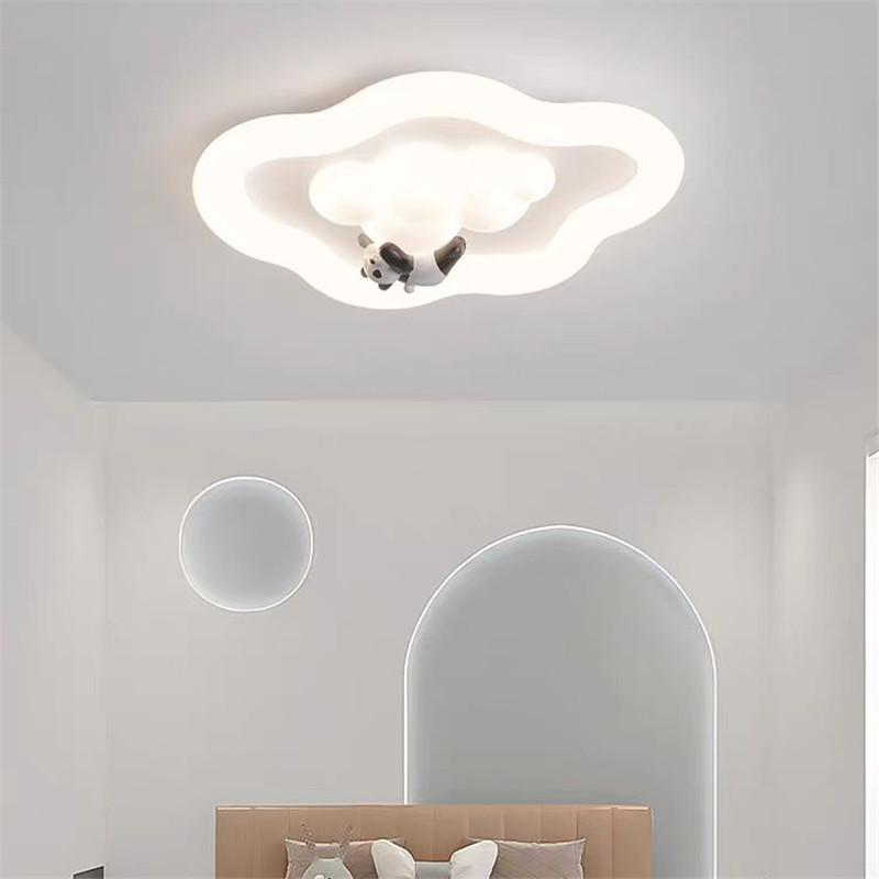 かわいい白い雲の天井照明 LED 動物ランプ子供部屋ベビール - Baby Nursery Ceiling Light のレビューと価格