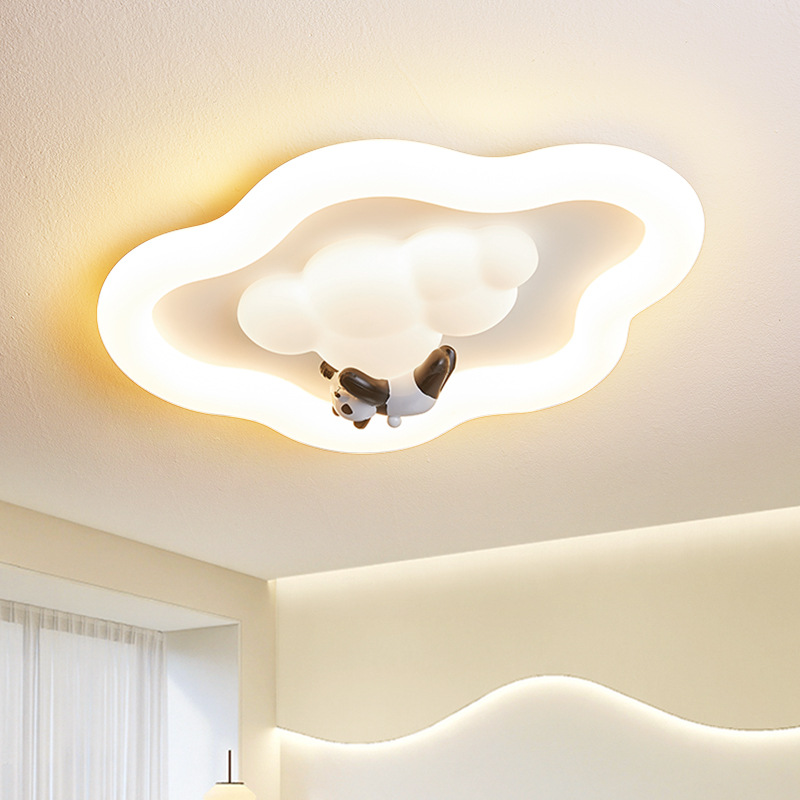 かわいい白い雲の天井照明 LED 動物ランプ子供部屋ベビール - Baby Nursery Ceiling Light のレビューと価格
