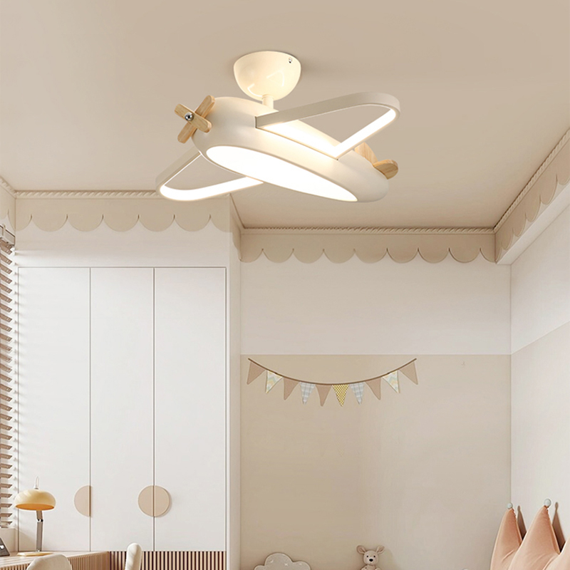 飛行機の天井ランプ漫画子供用天井ランプクリエイティブデザイン - Baby Nursery Ceiling Light のレビューと価格