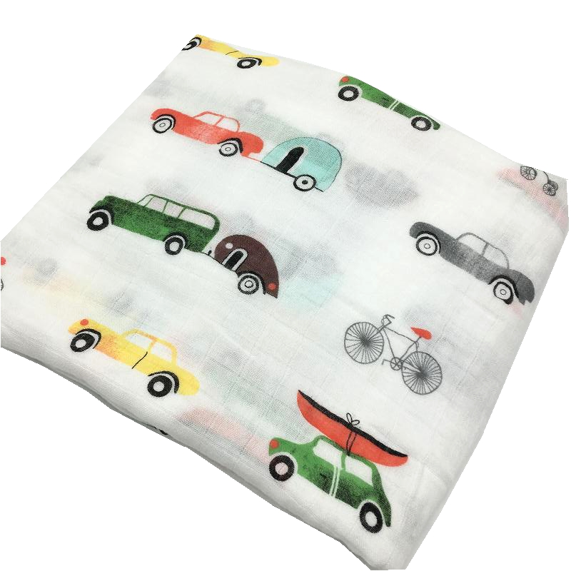 車用超ソフト47x47インチベビーモスリンブランケット軽量通 - Swaddle Blanket Muslin のレビューと価格