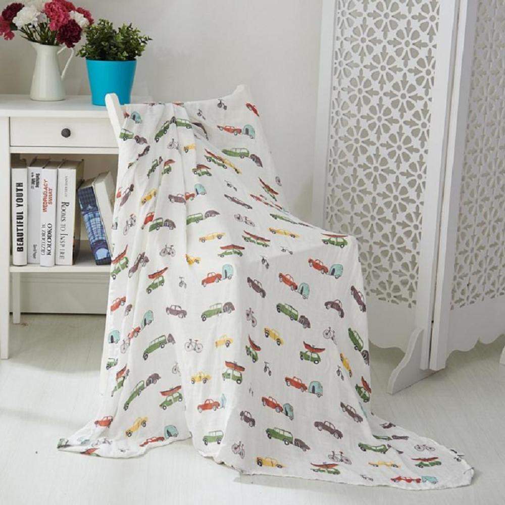 車用超ソフト47x47インチベビーモスリンブランケット軽量通 - Swaddle Blanket Muslin のレビューと価格