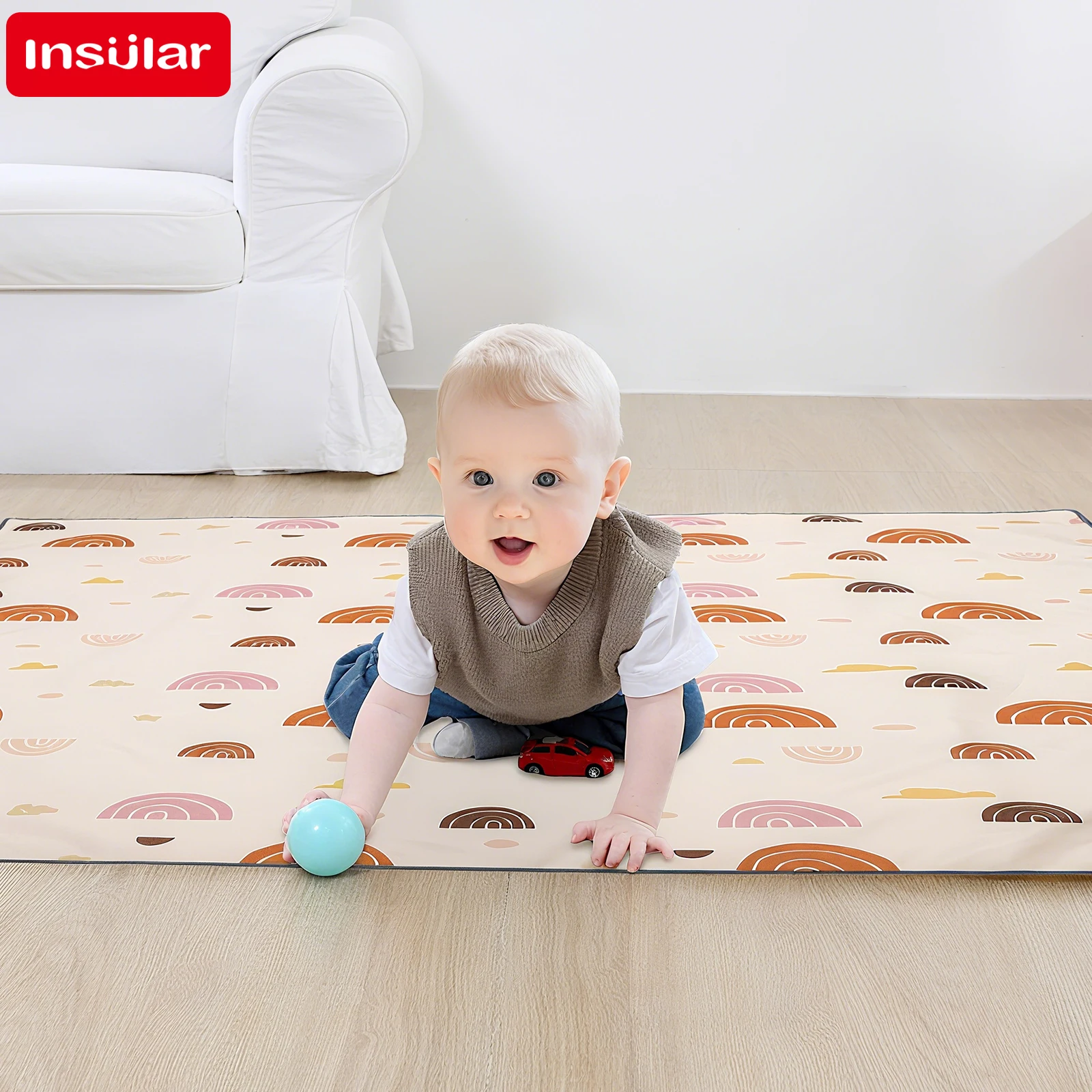 INSULAR 折りたたみ式ベビープレイマット、防水滑り止め - Baby Mattress Waterproof のレビューと価格