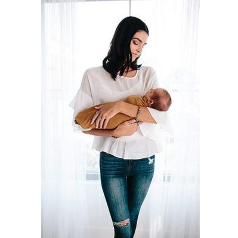 ピュアブラックカラーベビーラップ超ソフトベビーモスリンブラン - Swaddle Blanket Muslin のレビューと価格