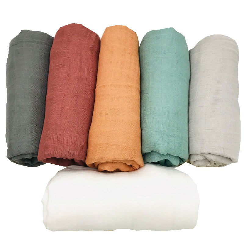ピュアブラックカラーベビーラップ超ソフトベビーモスリンブラン - Swaddle Blanket Muslin のレビューと価格