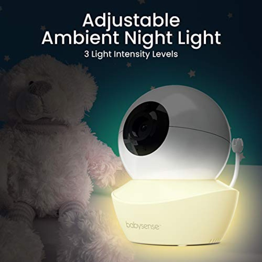 保育園用ベビーモニター、ナイトライト付きHDプラスチック製ブ - Baby Nursery Night Light のレビューと価格