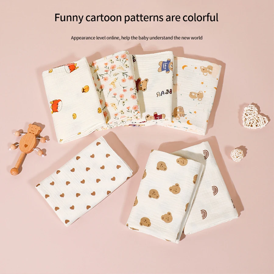 2Pc 綿モスリンブランケットベビー受信ブランケット新生児モ - Swaddle Blanket Muslin のレビューと価格